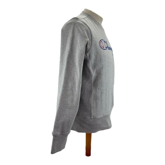 Vintage Champion Reverse Weave Embroidered Spellout Crewneck Sweatshirt Sz M - Picture 2 of 11